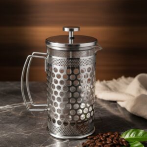 Prensa Francesa 600 ML Pleateada